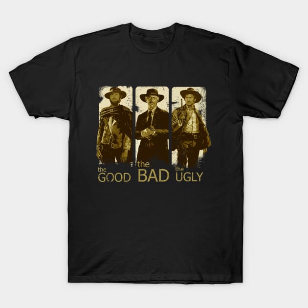 the good the bad and the ugly T-Shirt by Collage Collective Berlin